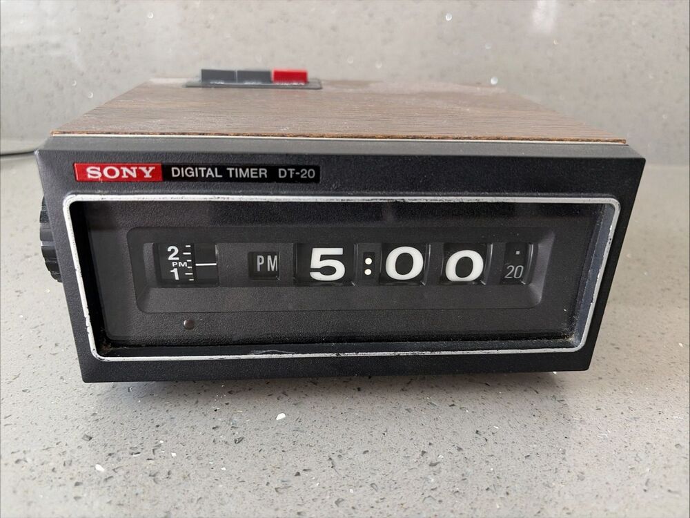 READ Sony Digital Timer DT-20 Vintage Parts / Repair ONLY